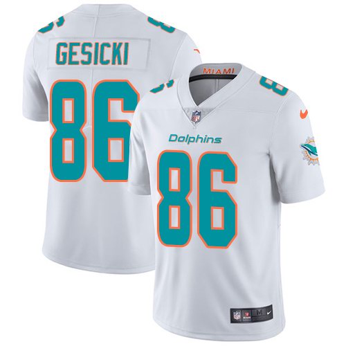 Nike Men & Women & Youth Dolphins 86 Mike Gesicki White NFL Vapor Untouchable Limited Jersey,We sell and wholesale Nike Men & Women & Youth Dolphins 86 Mike Gesicki White NFL Vapor Untouchable Limited Jersey on line form chian!